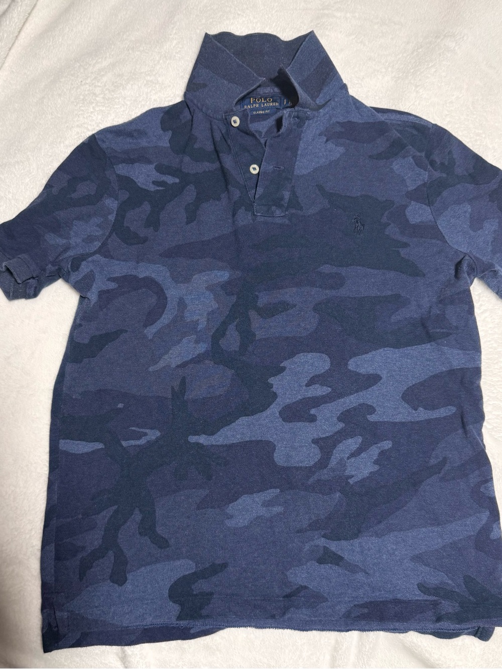 Polo by Ralph Lauren Men’s Navy Camo Polo Shirt